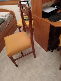 5 sedie legno massello