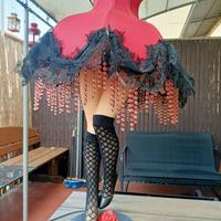 Lampada Vintage da tavolo Burlesque Can Can