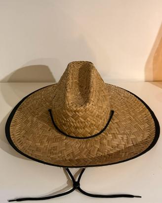 Cappello cowboy in paglia 100%fibra di raffia