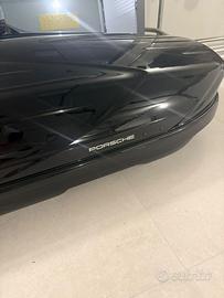 Box da tetto Porsche con barre e porta sci