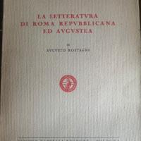 la letteratura di Roma repubblicana ed augustea