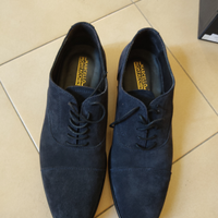 Scarpa classica in camoscio colore blu numero 43