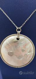 collana in argento e madreperla 
