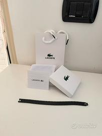 bracciale lacoste nero