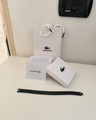 bracciale lacoste nero