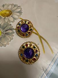 Coppia Bottoni Gioiello Vintage