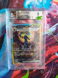 Umbreon ex 168 Evoluzioni Prismatiche Italiano Bgs
