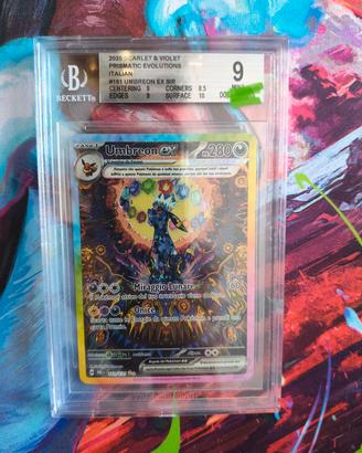 Umbreon ex 168 Evoluzioni Prismatiche Italiano Bgs