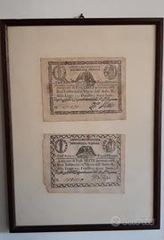 10 paoli e 7 paoli 1798 stato pontificio