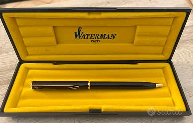Penna a sfera vintage Waterman placcata oro
