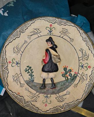 piatto decorato a mano