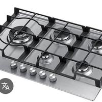 piano cottura a gas samsung 5 fuochi