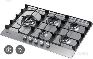 piano cottura a gas samsung 5 fuochi