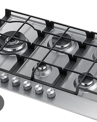 piano cottura a gas samsung 5 fuochi