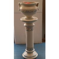 Colonna con Vaso Dipinti a mano