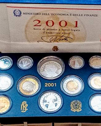 DIVISIONALE PROOF ITALIA 1985/2001