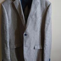 GIACCA UOMO - LINO 100% tg. 52.  MAI INDOSSATA