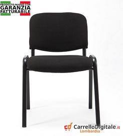 Sedie Conferenza - sedie attesa Impilabili tessuto