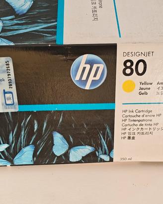 cartuccia HP 80 giallo designjet c4848A