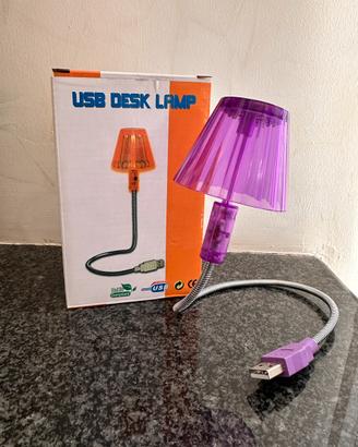 Lampada USB da scrivania LED  - flessibile – NUOVA