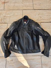 Giacca in pelle moto race BMW tg.56