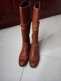 stivali donna marrone