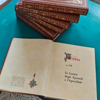 Sacra Bibbia Fratelli Fabbri Editori 7 volumi '65