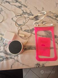 Cassa Bluetooth e custodia impermeabile 