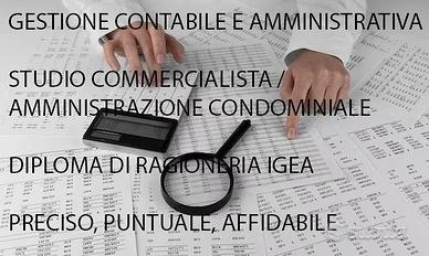 Ragioniere con esperienza amministrativa|condomini