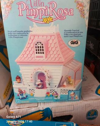 rara villa pimpirosa gig / Hasbro 1983 fondo di ma