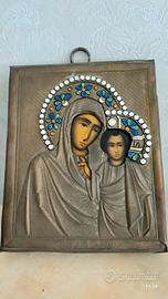 ICONA D'EPOCA QUADRO CON SMALTI 