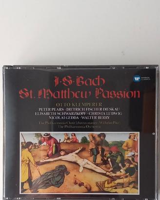 Cd Bach: Passione secondo Matteo 3 Cd Klemperer
