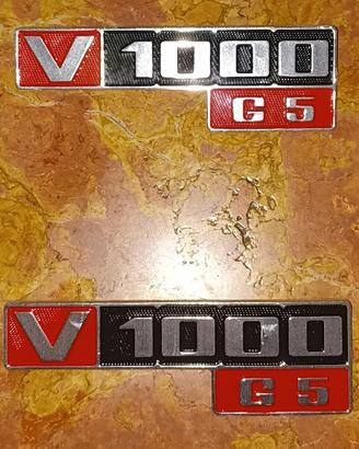 Targhette Originali Moto Guzzi V 1000 G5 nuove