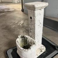 Fontana da esterno ricamata