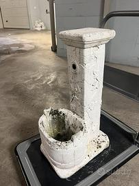 Fontana da esterno ricamata