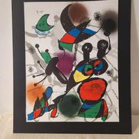 Joan Mirò litografia originale