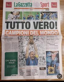 Gazzetta mondiali 2006 campioni del mondo
