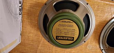 4 Celestion Greenback 6402 16ohm uk 90s

