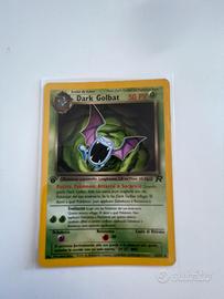 Carta dark Golbat Prima Edizione