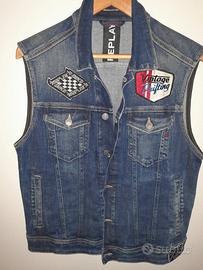 jilet in jeans replay