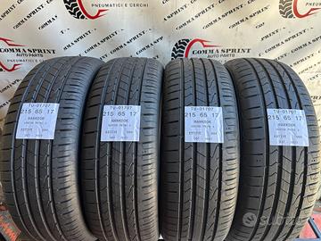 4 PNEUMATICI 215/65 R17 HANKOOK ESTIVE SEMINUOVE