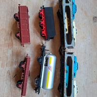 Lotto vagoni Lima vintage trenino elettrico 