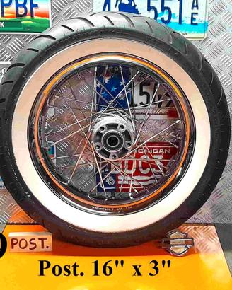 Harley cerchi anteriori e posteriori originali