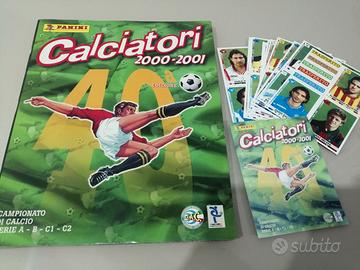 Album figurine panini 2000/01 con 596 figurine