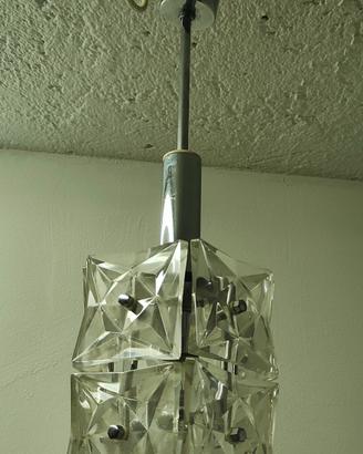 Lampadario Modernariato Kinkeldy 1960 Space Age Vi