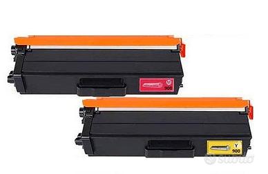 Toner compatibili Brother tn-900 ciano e giallo