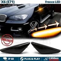 Frecce LED DINAMICHE per BMW X6 E71 No Error Fumè
