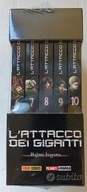 cofanetto Manga" l' attacco dei giganti " n. 6÷ 10