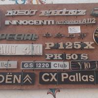 Targhetta scritta D SPECIAL x citroen ds