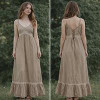 Maxi abito estivo vintage boho S